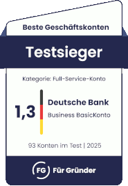 Testsiegel Deutsche Bank