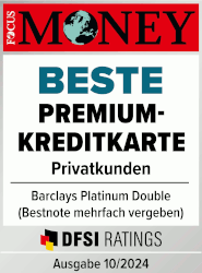 Testsiegel Barclays. Lizenziert für BAWAG