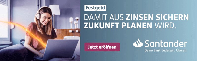 Neues Santander Top-Angebot