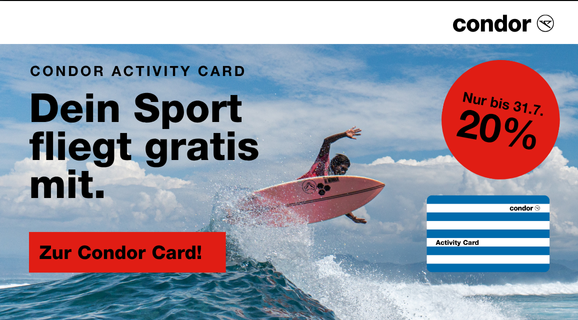 Exklusives Condor Angebot